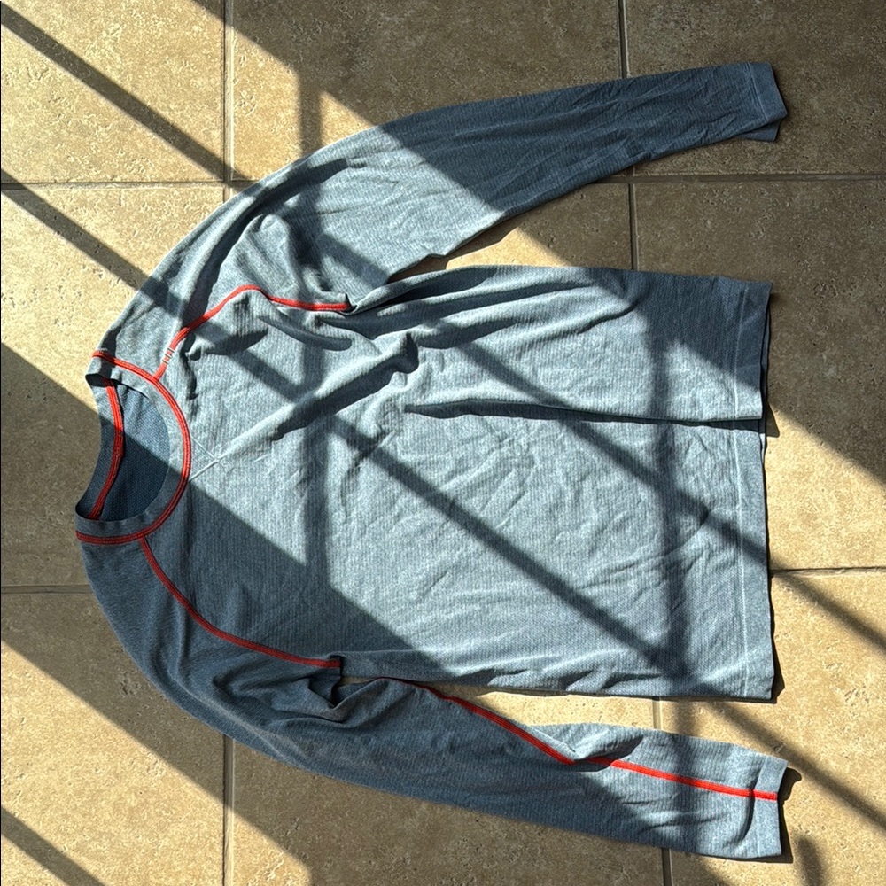 Light blue lululemon long sleeve shirt